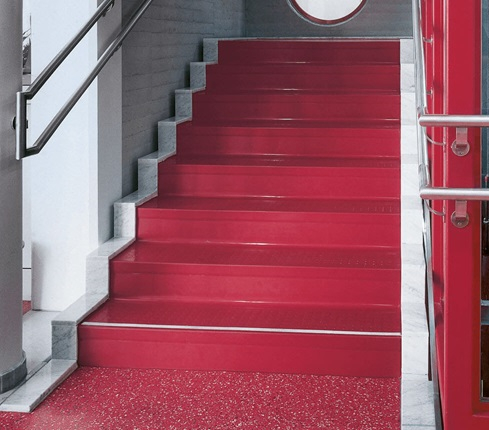 醫療樓梯間橡膠地板